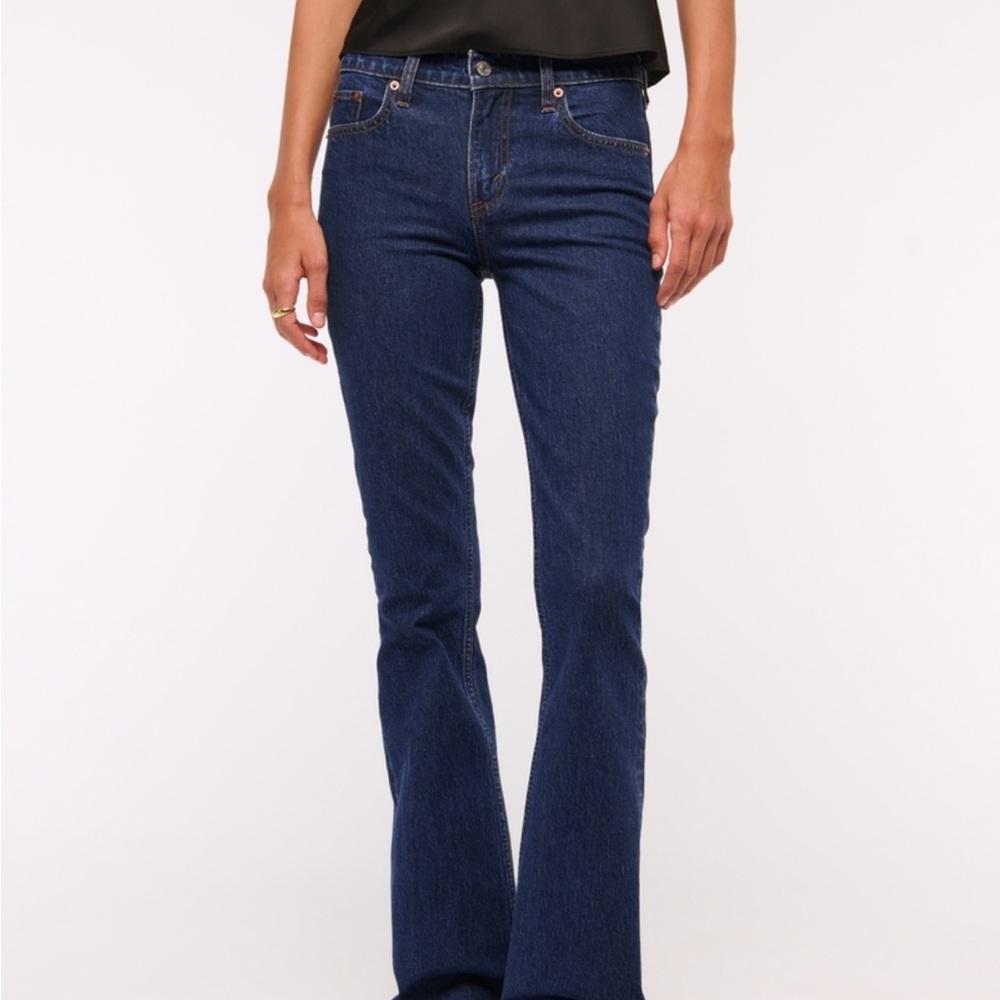 A&F midrise bootcut Denim Jeans